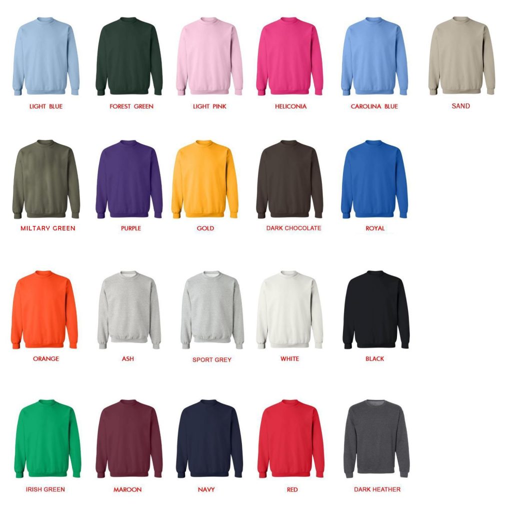 sweatshirt color chart - Geometry Dash Merch