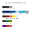 tank top color chart - Geometry Dash Merch