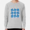 ssrcolightweight sweatshirtmensheather greyfrontsquare productx1000 bgf8f8f8 14 - Geometry Dash Merch