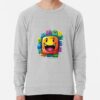 ssrcolightweight sweatshirtmensheather greyfrontsquare productx1000 bgf8f8f8 15 - Geometry Dash Merch