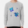 ssrcolightweight sweatshirtmensheather greyfrontsquare productx1000 bgf8f8f8 20 - Geometry Dash Merch