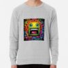 ssrcolightweight sweatshirtmensheather greyfrontsquare productx1000 bgf8f8f8 6 - Geometry Dash Merch