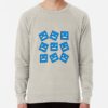 ssrcolightweight sweatshirtmensheather oatmealfrontsquare productx1000 bgf8f8f8 1 - Geometry Dash Merch