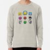 ssrcolightweight sweatshirtmensoatmeal heatherfrontsquare productx1000 bgf8f8f8 1 - Geometry Dash Merch