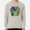 ssrcolightweight sweatshirtmensoatmeal heatherfrontsquare productx1000 bgf8f8f8 23 - Geometry Dash Merch