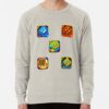 ssrcolightweight sweatshirtmensoatmeal heatherfrontsquare productx1000 bgf8f8f8 24 - Geometry Dash Merch