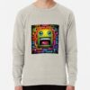 ssrcolightweight sweatshirtmensoatmeal heatherfrontsquare productx1000 bgf8f8f8 6 - Geometry Dash Merch