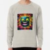 ssrcolightweight sweatshirtmensoatmeal heatherfrontsquare productx1000 bgf8f8f8 7 - Geometry Dash Merch