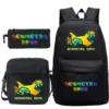 kf S2a7f6c6439dc43c3ac0f90fbf210f7c0K Angry Geometry Dash Backpack 3pcs Set Funny Cartoon Game School Bags Girls Boys Primary School Bookbag - Geometry Dash Merch